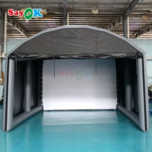 Portable Outdoor Inflatable Golf Simulator Tent with Custom Logo Printed
