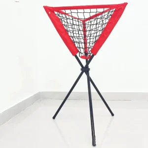 Portable Outdoor Training Equipment Simple Ball Collector Net for Baseball Golf Softball with Small Eye Pocket for Storage