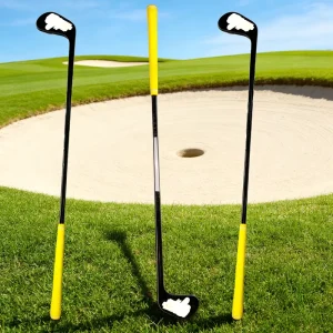 Portable Practice Golf Putter for Adults & Kids Practice Club for Indoor Outdoor Use