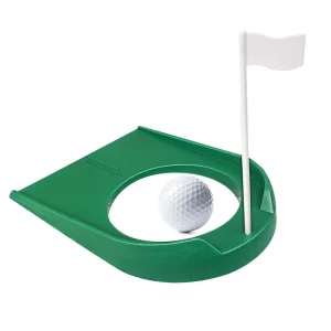 Portable Precision Putting Golf Cup with Detachable Flag Indoor Outdoor Training Aid Made of Durable Plastic