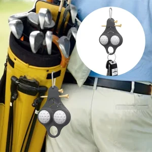 Portable Silicone Golf Ball Carry Holder Easy Attachment to Bag Golf Tee Holder for Bag Sports Accessory
