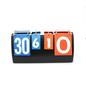 Portable Sports Flip Scoreboard Number Cards Volleyball Pingpong Tournament Score Keeper Lightweight Durable