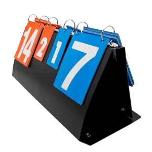Portable Tabletop Flipper PVC Scoreboard Multiple Sports Score Keeper Manual Scoreboard