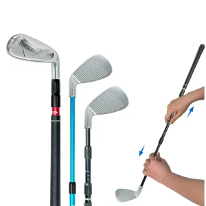 Portable Three-Section Adjustable Golf Chipping Club Custom Logo Indoor/Outdoor Practice for Right Handed Children