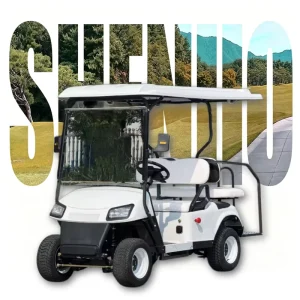 Powerful 4 Seater Golf Cart with Lithium Battery Stylish Electric Vehicle for Community Transport 90km Range