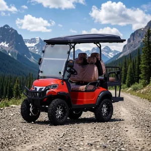 Powerful motor golf cart electric ev smooth ride golf vehicle