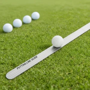 Precision Aluminum Alloy Swing Trainer Golf Putter Gauge Training Ruler for Outdoor Home Practice Durable Portable