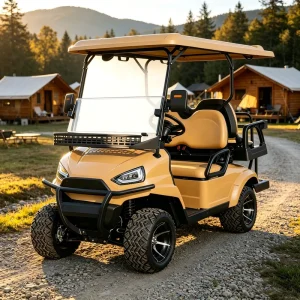 Premium 4 Passenger Electric Golf Cart Custom Configuration Strong Power Lithium Durable Anti Corrosion Aluminum Frame