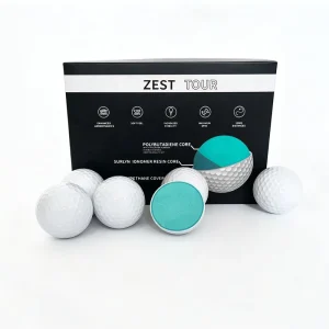 Premium Blank Plain White 3 Piece USGA Conforming High Performance Urethane Tournament Golf Balls Customized Logo and Packaging