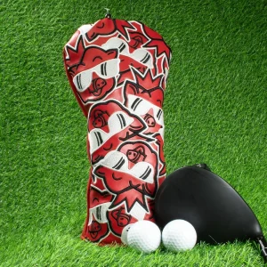 Premium Custom Factory Pu Leather Golf Head Covers Bulk Golf Head Covers Golf Club Wood Head Covers