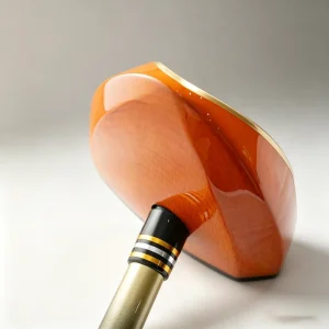 Premium Custom Logo Right Handed Solid Persimmon Wood PU Grip 100% Graphite Shaft Park Golf Club Heads Model
