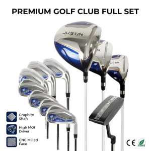 Premium Custom Right Hand Complete Set Clubs Golf Iron Set CNC Milled Face Graphite Steel Shafts Comfort Rubber Grip