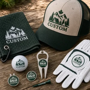 Premium Elegant Luxury Club Team Promotional Custom Logo Personal Professional Sports Golf Gift Set with Gift Box