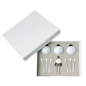 Premium Engraved Golf Accessories Box Custom Logo Corporate Golf Gift Set for Executives