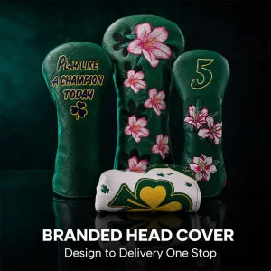 Premium Factory Direct Club Cover Custom Logo Embroidered Golf Headcover with High End Stitching Golf Head Cover