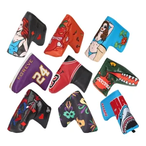 Premium Golf Accessories Gift Pepper Beauty Golf Headcover Blade Putter Club Golf Head Cover