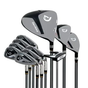 Premium Golf Clubs Set for Men and Women Carbon Flex Shaft Stainless Steel Head Durability