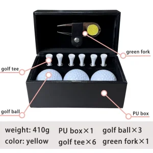 Premium Golf Outing Favor Set Personalized Golf Ball and Tee Kit for Charity Events