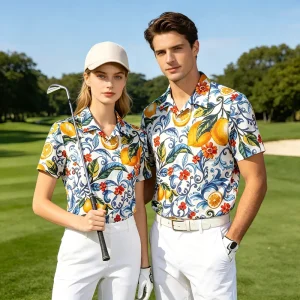 Premium Golf Polo Shirt with Custom Logo Spandex Polyester 180-200 GSM Moisture Wicking ODM Supplier