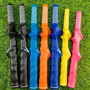 Premium Golf Training Accessory Anti Slip Rubber Golf Club Grip Ergonomic Golf Practice Trainer