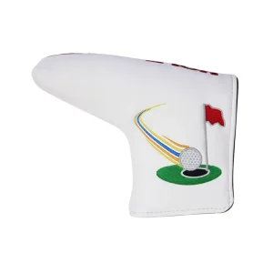 Premium Hole One Pu Leather Waterproof Putter Head Covers Custom Logo Gift for Golf Tournament Awards PM Brand AG2024080902