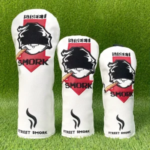 Premium Hybrid Golf Headcovers With Number Tag Waterproof PU Leather Golf Club Covers Set Thick Plush Padding Scratch Proof