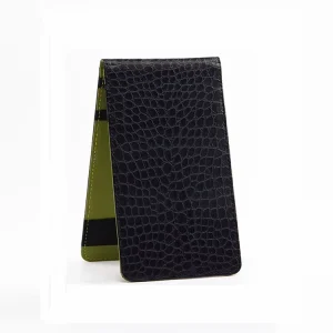 Premium Multipurpose Scoring Book Equipment Leather Yardage Book Scorecard Holder Golf Score Card Holder