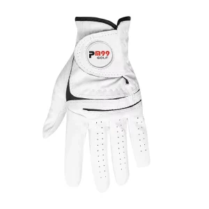 Premium One Size Cabretta Leather Golf Gloves for Men Women Winter Sports Customizable Kids’ Cartoon Logo Sheepskin for Fishing