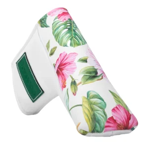 Premium PU Leather Golf Blade Putter Headcover Custom Embroidery Golf Club Cover Waterproof Magnetic Head Covers Golf