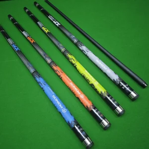 Premium Professional Carbon Fiber Pool Cue Stick with Stainless Steel Joint and Wood Butt Sleeve for 8 Ball & 9 Ball Games