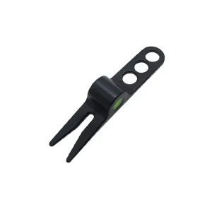 Premium Zinc Alloy Golf Divot Tools with Gold Plated Cigar Holder for Golf Lovers Promotion Gift