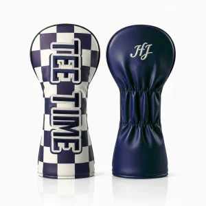 Printed PU Golf Wood Headcovers Custom Pattern Golf Club Head Cover Driver Fairway Wood Headcover for Golf Protection