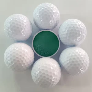 Printed Practice Range Golf Balls Urethane Surlyn Customized Logo
