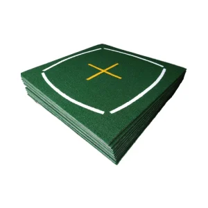 Pro 4 in 1 Premium Golf Hitting Mat 5x4ft Thickened 4 Interchangeable Inserts for Practice Driving Chipping Training Aid
