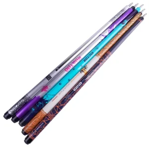 Professional 1/2 Split Carbon Fiber Jump Break Cue High-Precision Low Deflection Billiard Stick for Tournament Club