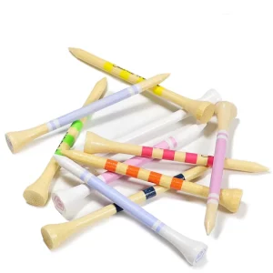 Professional Bamboo Golf Tees Custom Logo Colorful Model T29 15