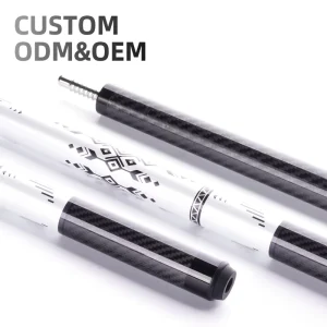 Professional Carbon Fiber Punch Jump Pool Cue Stick Stainless Steel Joint 1 2 Split 11.5 11.8 12.5 12.9mm Hard Tip 18 20oz