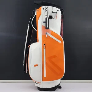 Professional Carbon Fiber Stand Golf Bag Lightweight Waterproof PU Leather Portable Durable Multi Functional Custom Logo Bag