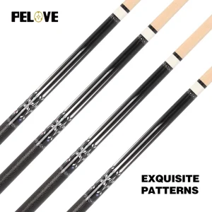 Professional Club Cue Stick 12.5mm Tip Maple Wood Shaft Billiard Cue Weight 19-20 OZ for Pool Players