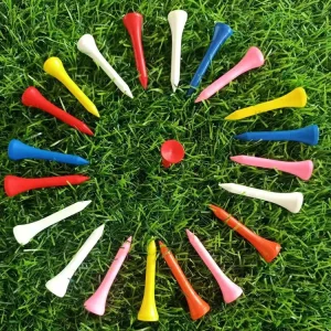 Professional Custom Wooden Golf Tees 54mm Regular Size Multiple Sizes and Colors with Logo Printing Free Samples OEM Available