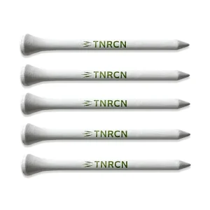 Professional Durable 70mm 83mm Bamboo Wooden Golf Tees Stripes Printing Custom Color Natural Huacheng HC2212T 100