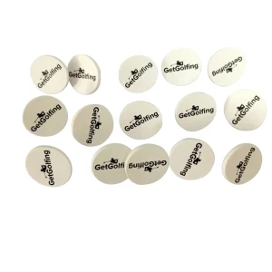 Professional Golf Divot Tool White Wooden Letter Logo Golf Tee Marker High Quality Golf Gear