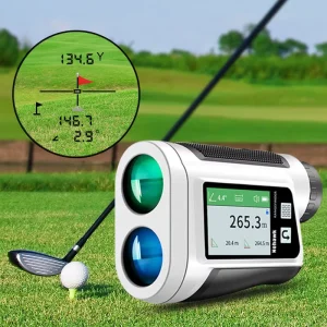 Professional Golf Laser Rangefinder with Slope Compensation and 6X Magnification 1500m
