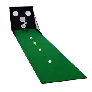 Professional Golf Practice Sets with High Tensile Mesh and Premium Grass Indoor Outdoor Training Gear Kit