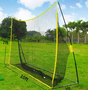 Professional Golf Swing Trainer Hitting Net with Target and Mat Heavy Duty Practice Net for Indoor Outdoor Use