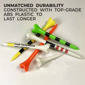 Professional Grade ABS Plastic Golf Tees Long Lasting and Durable Design for B2B and Driving Range Applications
