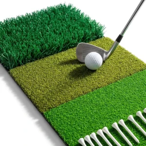 Professional Grade Golf Hitting Green High-Simulation Grass for Accurate Distance Control