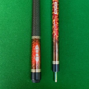 Professional Hybrid Pool Cue 100% Carbon Fiber Shaft with Maple Butt for Snooker & American Pool Play