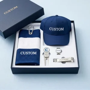 Professional Luxury Corporate Business Office Promotional Custom Logo Executive Sports Golf Premium Refined Classic Gift Set