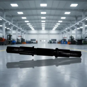 Professional Manufacturer Stainless Steel Eccentric Spline Shaft with Black Oxide Coating for Operating Mechanism